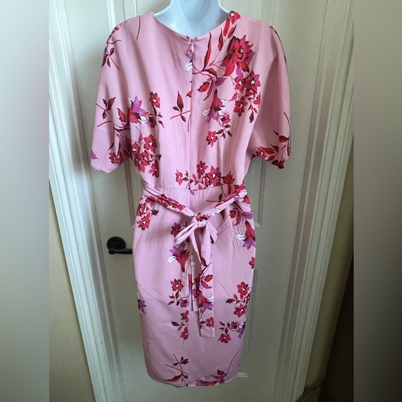 Phase Eight Brooke Floral Dress in Flint Melange, Size 8 - Picture 9 of 12